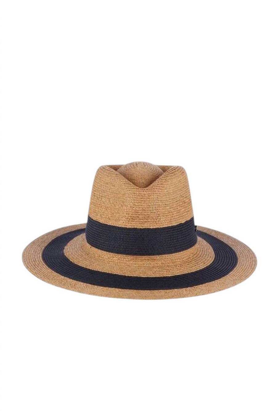 NEW FLORABELLA women's katrina hat in natural/black